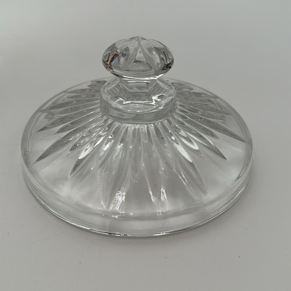 Gorham Crystal King Edward Biscuit Barrel with Lid - Picture 11 of 16